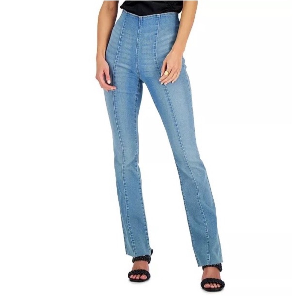INC HIGH-RISE BOOTCUT JEANS